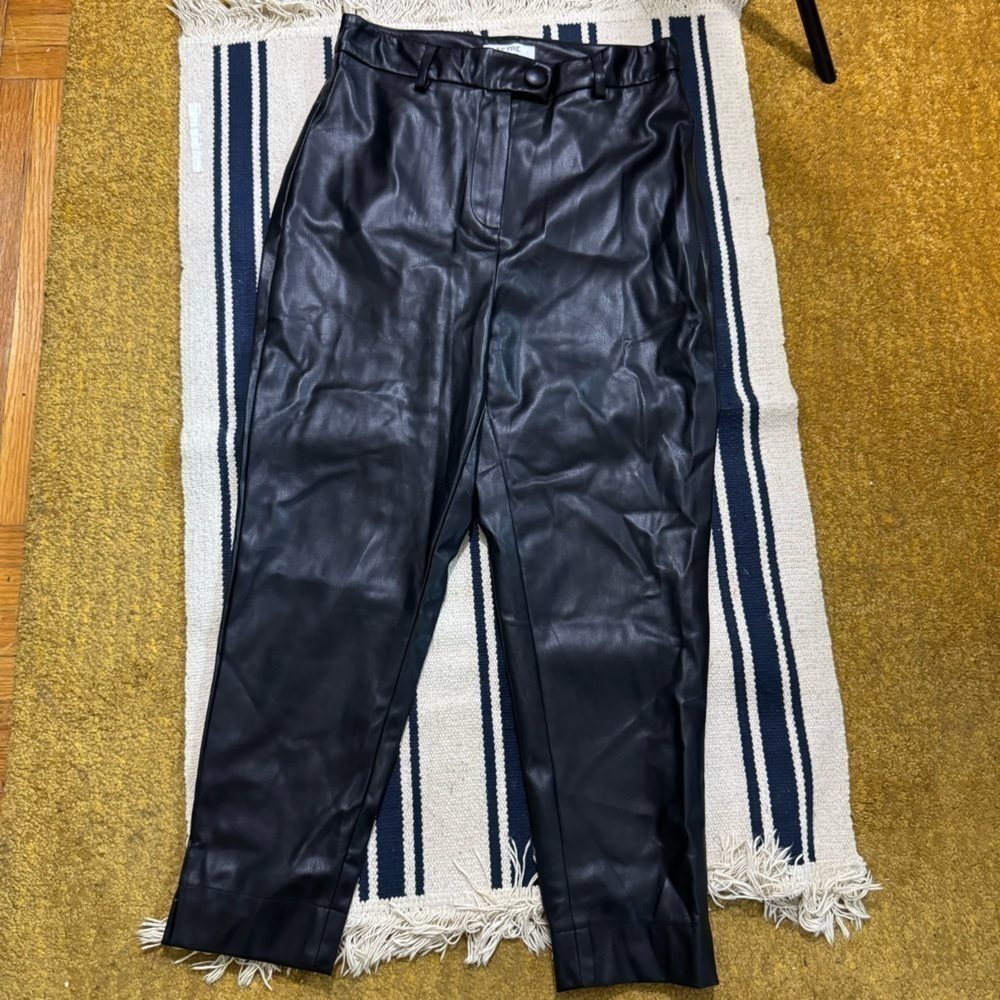 Setre real genuine leather pants leggings size 4